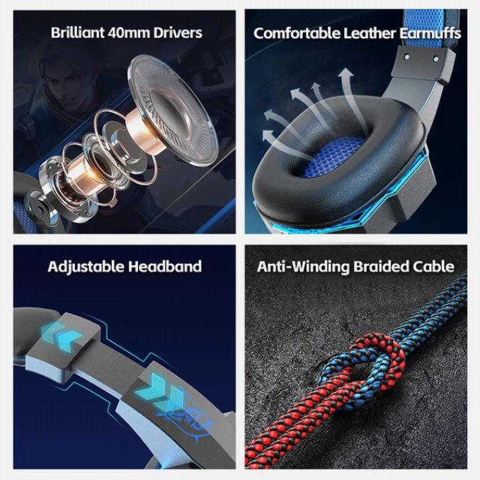Gaming headset with microphone - Dad4Life Electronics